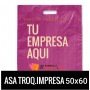 BOLSAS DE PLASTICO ASA TROQUELADA IMPRESAS 50X60 G.200