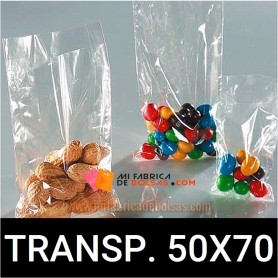 BOLSAS DE PLASTICO TRANSPARENTES 50X70