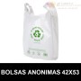 BOLSAS CAMISETA ANÓNIMAS 42x53 G.200 +50%