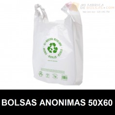 BOLSAS CAMISETA ANÓNIMAS 50x60 G.200 +50%