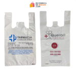 bolsas asa camiseta personalizadas con logo de tu farmacia
