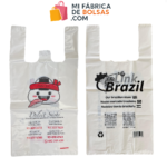 bolsas de plástico asa camiseta impresas de nuestros clientes