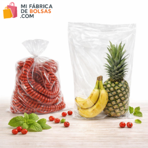Bolsas de plástico transparentes de polietileno anónimas para empresas y negocios