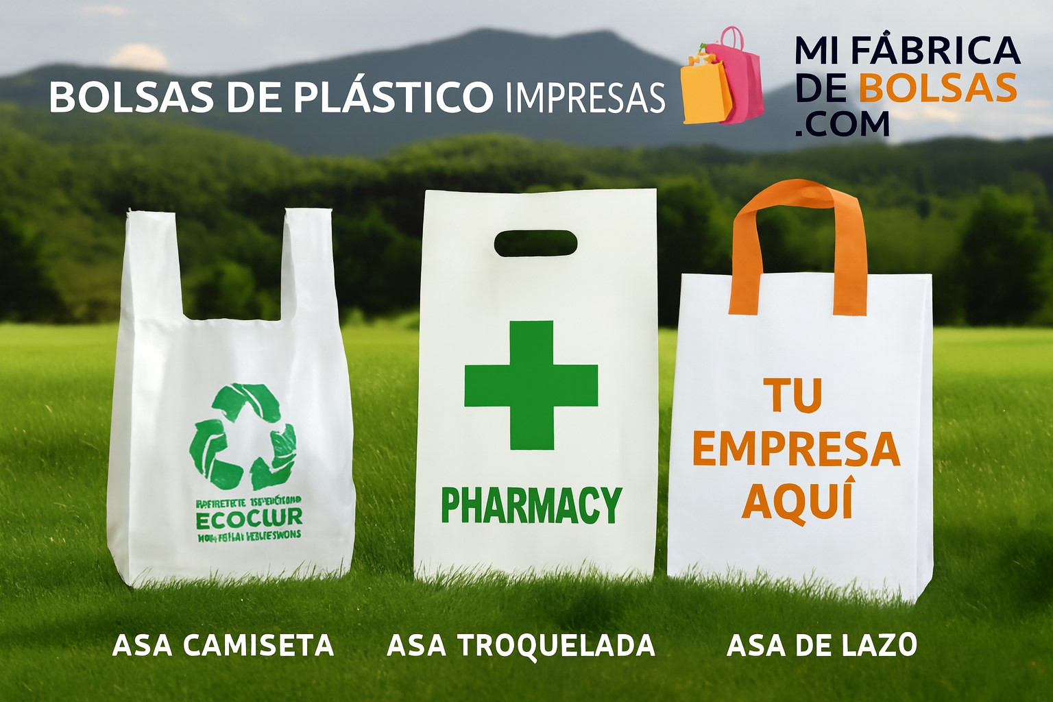 Fábrica de bolsas de plástico personalizadas e impresas