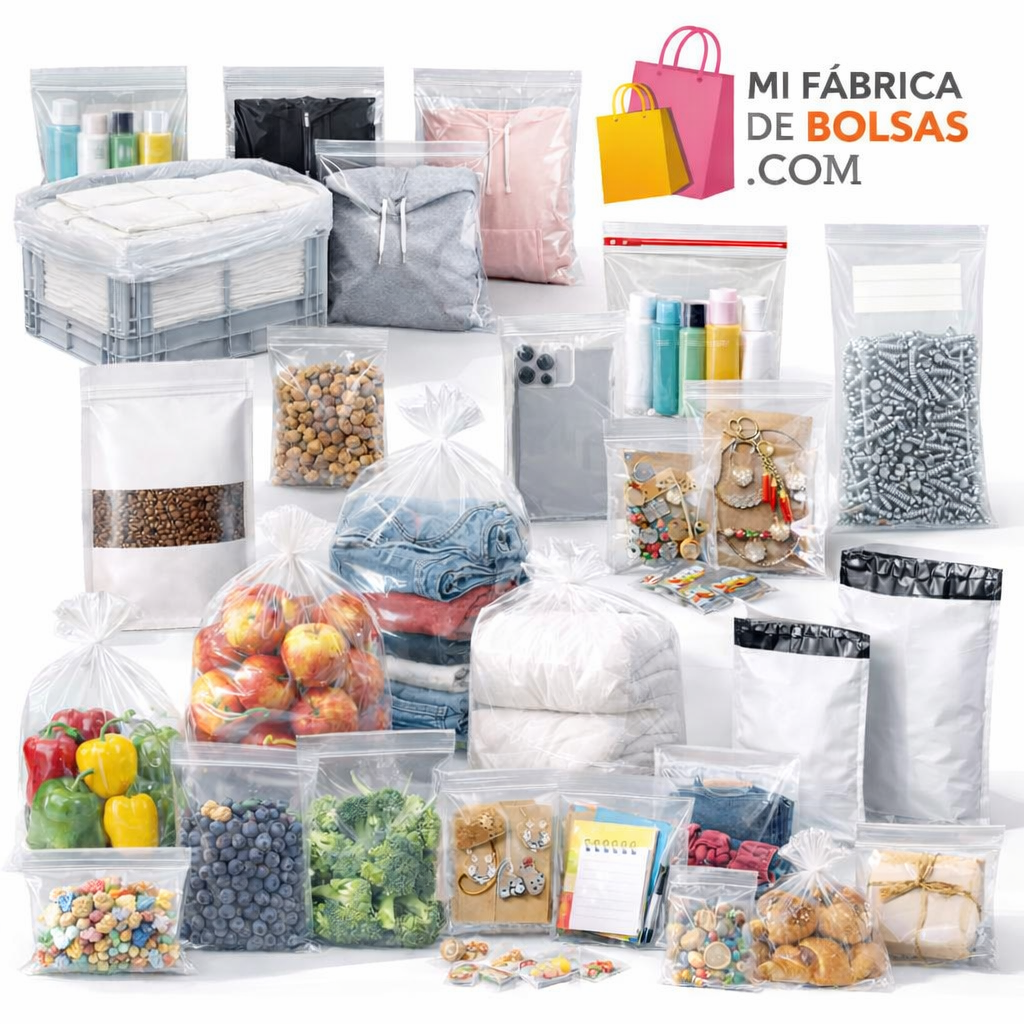 bolsas de plastico transparentes para alimentos ropa piezas y productos fabricadas por mi fabrica de bolsas